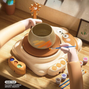 diy pottery wheel painting kit art and craft for kids