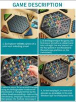 triangular chain chess family board game