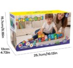 numbers learning train for kids with animal puppets