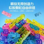Soft Gummy Jelly Sensory Building Blocks For Kids 40 Pieces