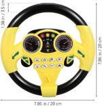Steering Wheel Toy With Sound For Kids