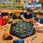 triangular chain chess family board game