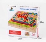 wooden peg board for kids
