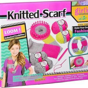 Girl's Creator Knitted Scarf Maker Set