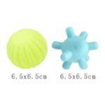 Huanger Textured Balls Set , a soft sensory and early education toy designed for babies aged 6 months and older
